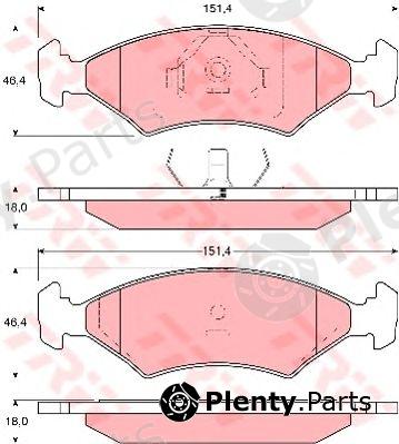  TRW part GDB3178 Brake Pad Set, disc brake
