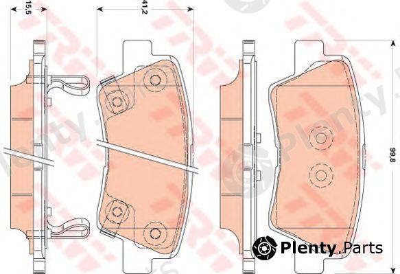  TRW part GDB3494 Brake Pad Set, disc brake
