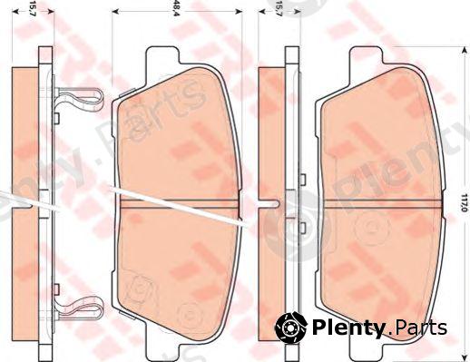  TRW part GDB3499 Brake Pad Set, disc brake