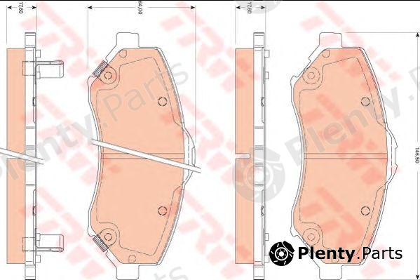  TRW part GDB4144 Brake Pad Set, disc brake