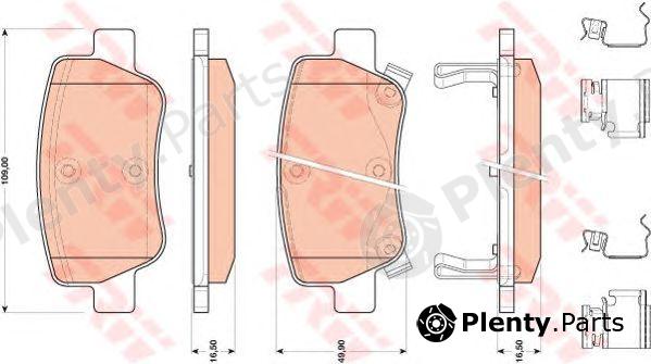  TRW part GDB4175 Brake Pad Set, disc brake