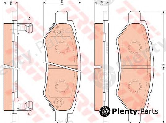  TRW part GDB4602 Brake Pad Set, disc brake