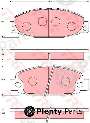  TRW part GDB7104 Brake Pad Set, disc brake