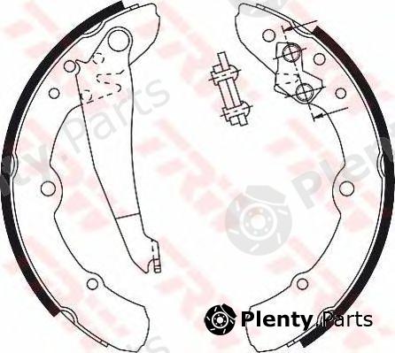  TRW part GS8113 Brake Shoe Set