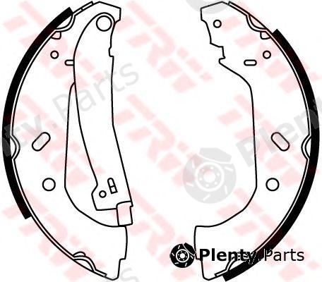  TRW part GS8563 Brake Shoe Set