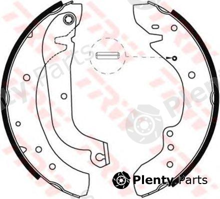  TRW part GS8565 Brake Shoe Set