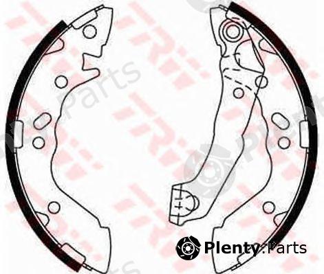  TRW part GS8659 Brake Shoe Set
