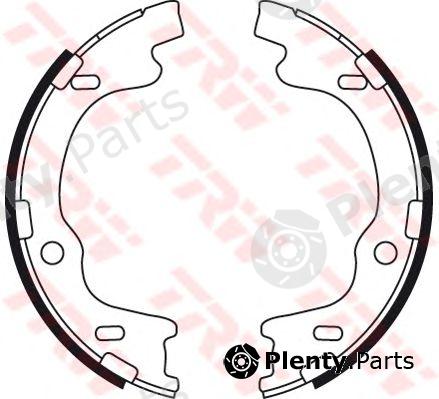  TRW part GS8757 Brake Shoe Set, parking brake