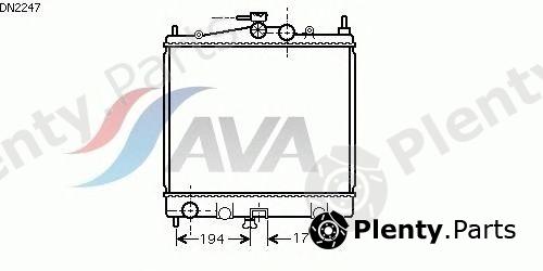  AVA QUALITY COOLING part DN2247 Radiator, engine cooling