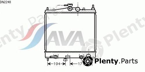 AVA QUALITY COOLING part DN2248 Radiator, engine cooling