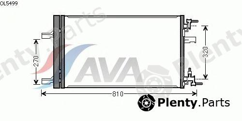  AVA QUALITY COOLING part OL5499 Condenser, air conditioning