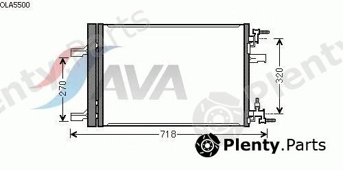  AVA QUALITY COOLING part OLA5500 Condenser, air conditioning