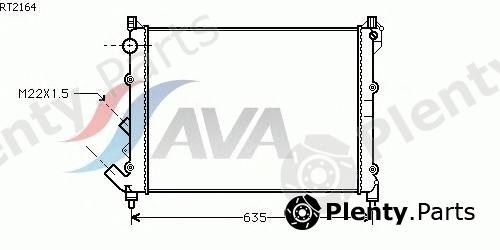  AVA QUALITY COOLING part RT2164 Radiator, engine cooling