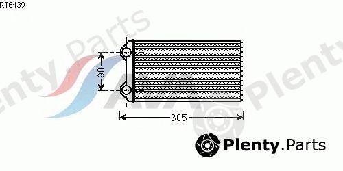  AVA QUALITY COOLING part RT6439 Heat Exchanger, interior heating
