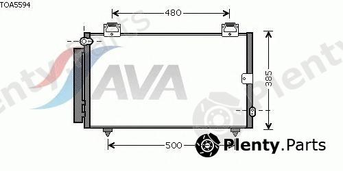  AVA QUALITY COOLING part TOA5594 Condenser, air conditioning