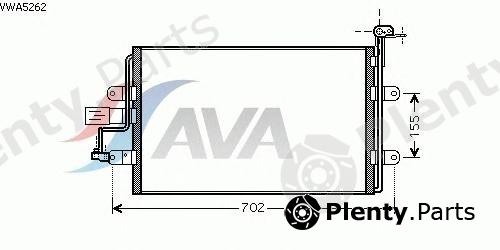  AVA QUALITY COOLING part VWA5262 Condenser, air conditioning