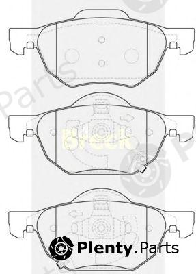  BRECK part 237200070110 Brake Pad Set, disc brake