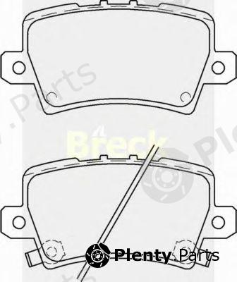  BRECK part 240860070410 Brake Pad Set, disc brake