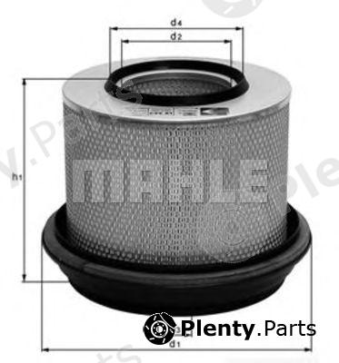  MAHLE ORIGINAL part LX607 Air Filter