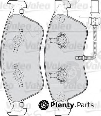  VALEO part 598845 Brake Pad Set, disc brake