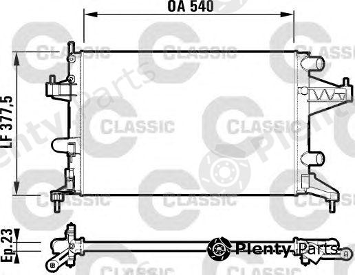  VALEO part 232825 Radiator, engine cooling