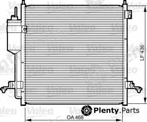  VALEO part 814214 Condenser, air conditioning