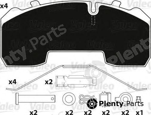  VALEO part 882207 Brake Pad Set, disc brake