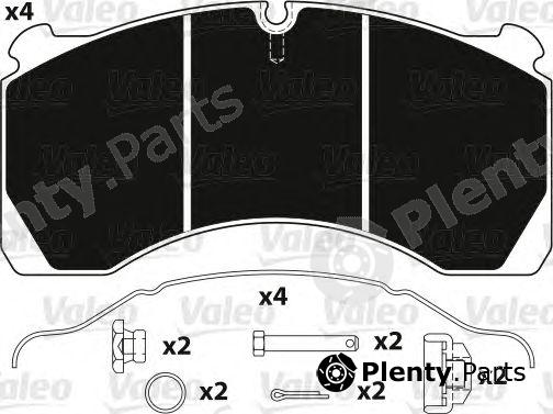  VALEO part 882222 Brake Pad Set, disc brake