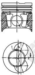  KOLBENSCHMIDT part 40469610 Piston