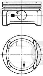  KOLBENSCHMIDT part 94301600 Piston