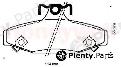  BENDIX part 572417B Brake Pad Set, disc brake