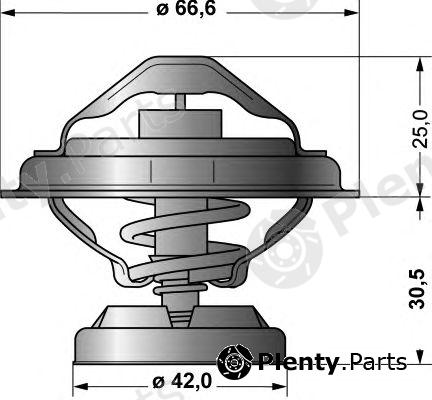  QUINTON HAZELL part QTH423K Thermostat, coolant