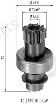  MAGNETI MARELLI part 940113020090 Pinion, starter
