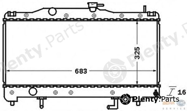  BEHR part 8MK376726-561 (8MK376726561) Radiator, engine cooling