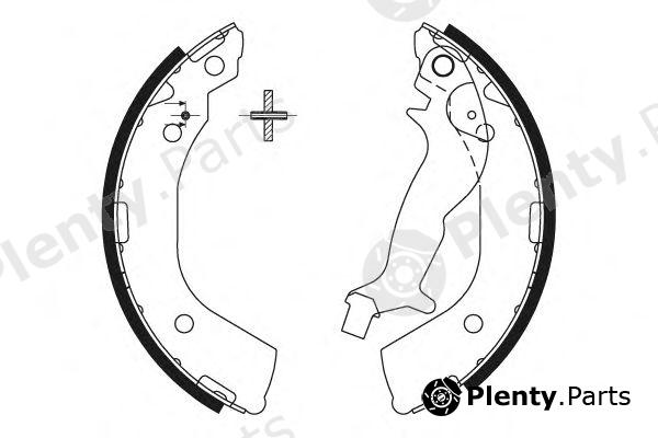  NK part 2734737 Brake Shoe Set