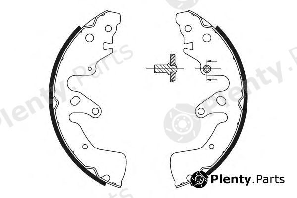  NK part 2752783 Brake Shoe Set