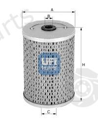  UFI part 25.474.00 (2547400) Oil Filter