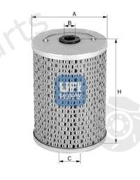  UFI part 25.546.00 (2554600) Oil Filter