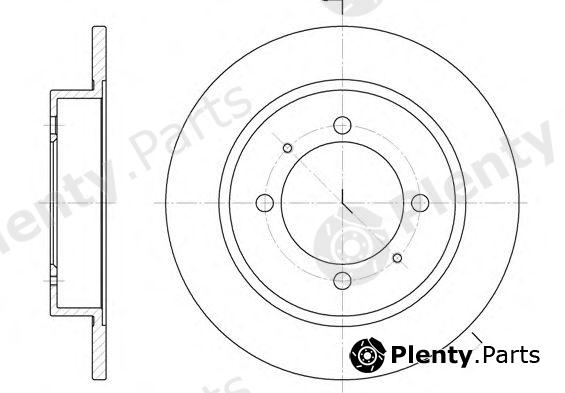  REMSA part 6447.00 (644700) Brake Disc