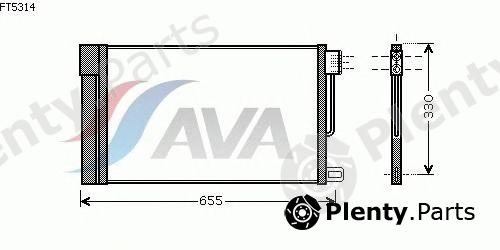  AVA QUALITY COOLING part FT5314 Condenser, air conditioning