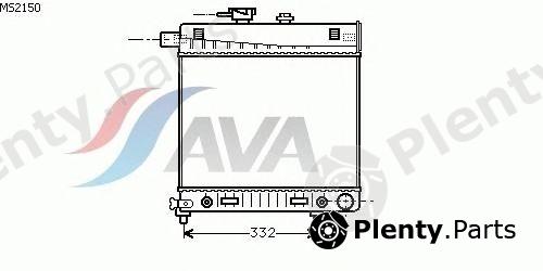  AVA QUALITY COOLING part MS2150 Radiator, engine cooling