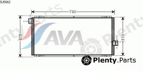  AVA QUALITY COOLING part SU5062 Condenser, air conditioning