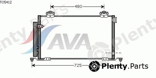  AVA QUALITY COOLING part TO5412 Condenser, air conditioning