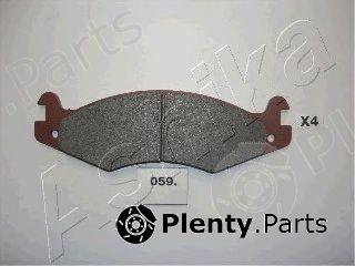  ASHIKA part 50-00-059 (5000059) Brake Pad Set, disc brake