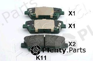  ASHIKA part 510KK11 Brake Pad Set, disc brake