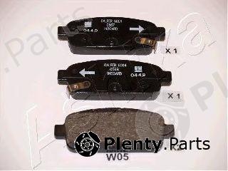  ASHIKA part 510WW05 Brake Pad Set, disc brake