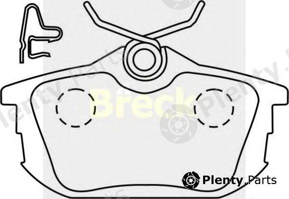  BRECK part 218611070410 Brake Pad Set, disc brake
