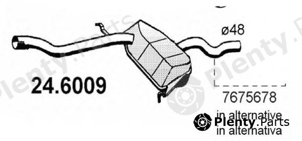  ASSO part 24.6009 (246009) Middle Silencer