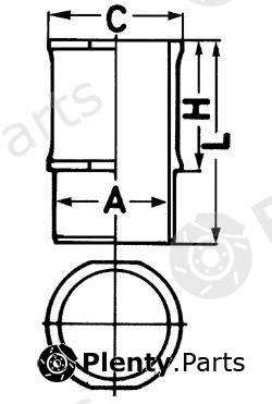  KOLBENSCHMIDT part 89351110 Cylinder Sleeve