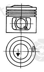  KOLBENSCHMIDT part 93435600 Piston